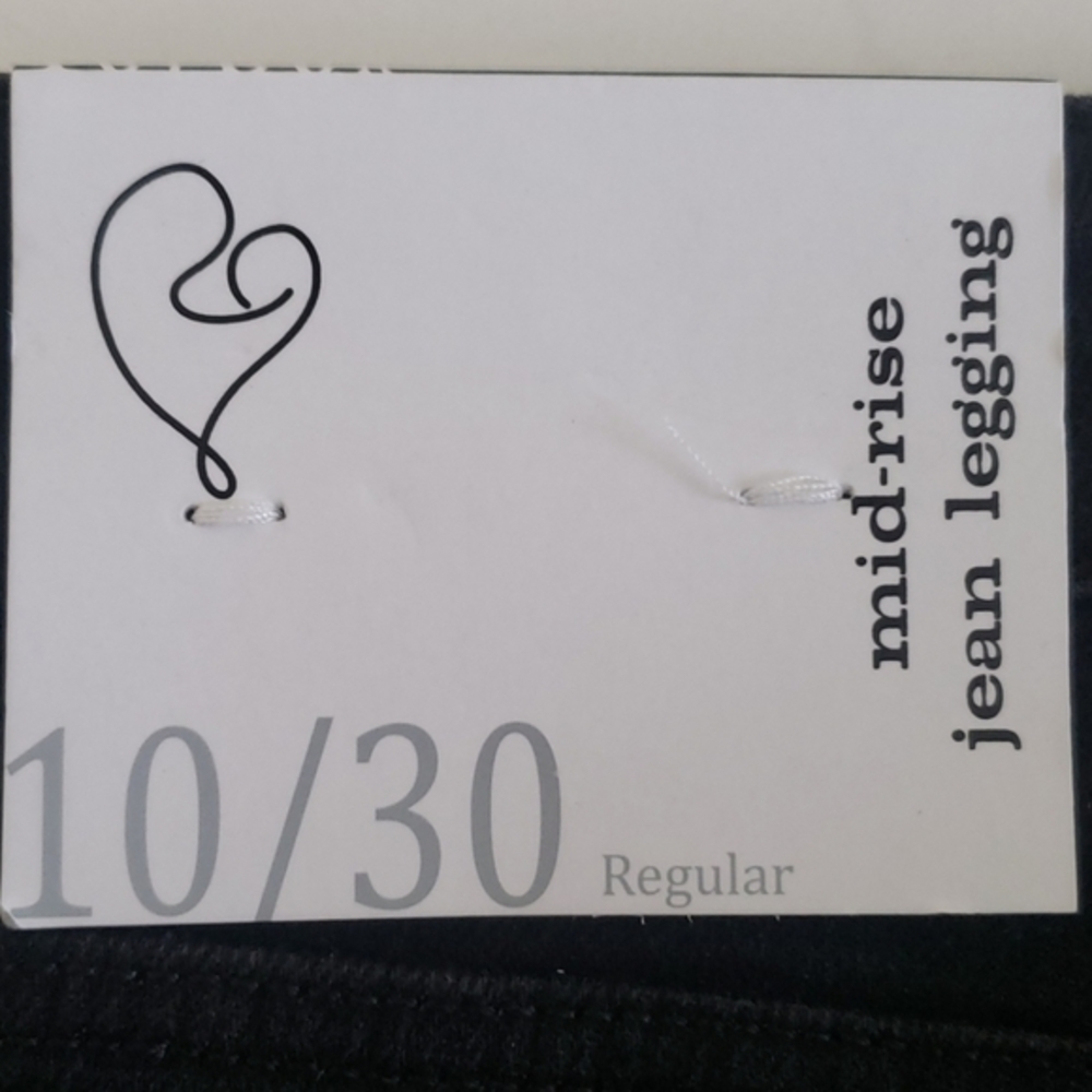 LYN ROE Women's Jeans Mid‎ Rise Jean Jegging Size 10 R NWT - Picture 5 of 7